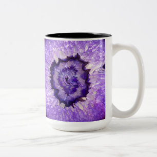 Tasse 2 Couleurs Agate pourpre Geode de Falln