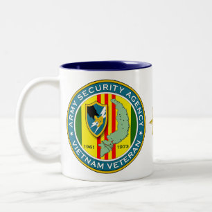 Tasse 2 Couleurs Agence de sécurité d'armée - vétéran du Vietn