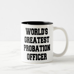 Tasse 2 Couleurs Agent de probation le plus grand au monde