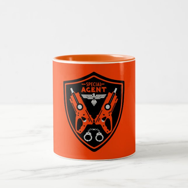 Tasse 2 Couleurs Agent spécial (Centre)