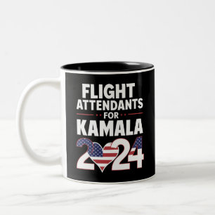 Tasse 2 Couleurs Agents de bord pour l'élection de Kamala Harris 20