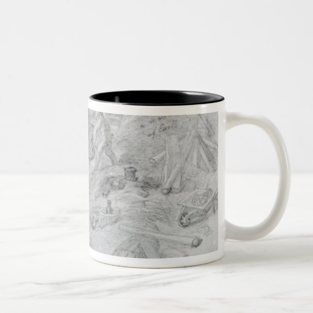 Tasse 2 Couleurs Agrandissement des égouts chez Moorfields, (Droit)