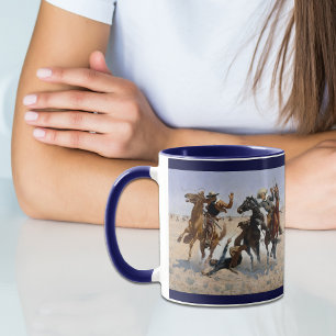 Tasse 2 Couleurs Aider un camarade Remington Fine Art