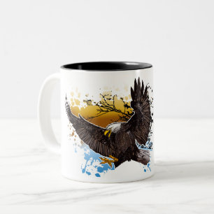 Tasse 2 Couleurs Aigle de Bald