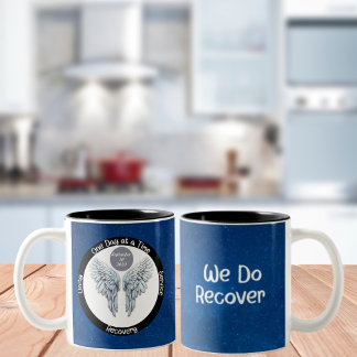 Tasse 2 Couleurs Ailes d'ange - Récupération personnalisée en 12 ét