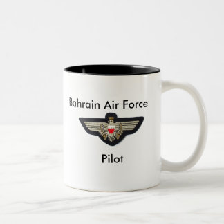 Tasse 2 Couleurs Ailes pilotes de Baharaini, l'Armée de l'Air du