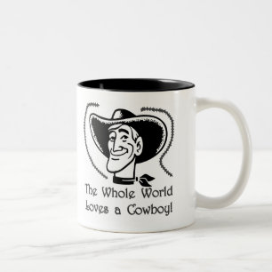 Tasse 2 Couleurs Aimer un cowboy