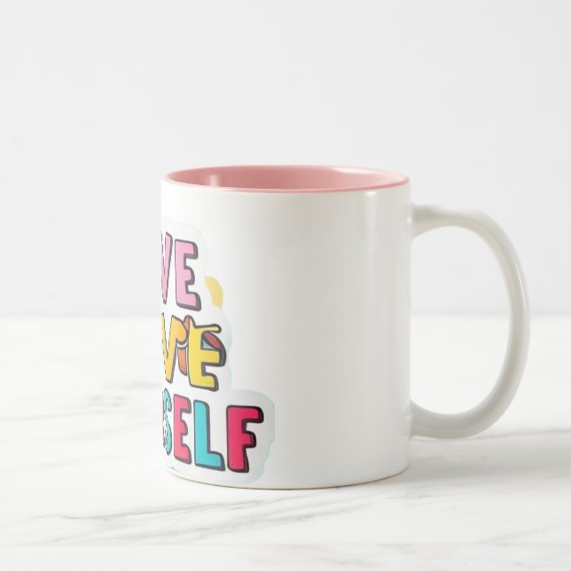 Tasse 2 Couleurs Aimez-vous (Droit)