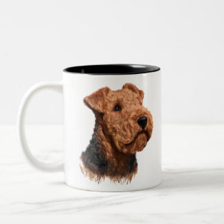 Tasse 2 Couleurs Airdale Terrier Lover Gift