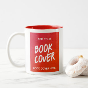 Tasse 2 Couleurs Ajouter couverture de livre rouge Auteur promotion