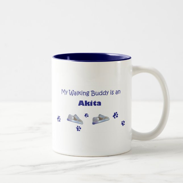 Tasse 2 Couleurs Akita (Droit)