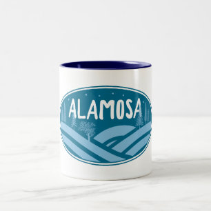 Tasse 2 Couleurs Alamosa Colorado Extérieur