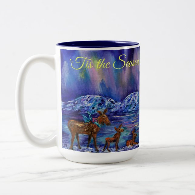 Tasse 2 Couleurs Alaska 'Tis Season Holiday Capitaine Cook Hotela (Gauche)