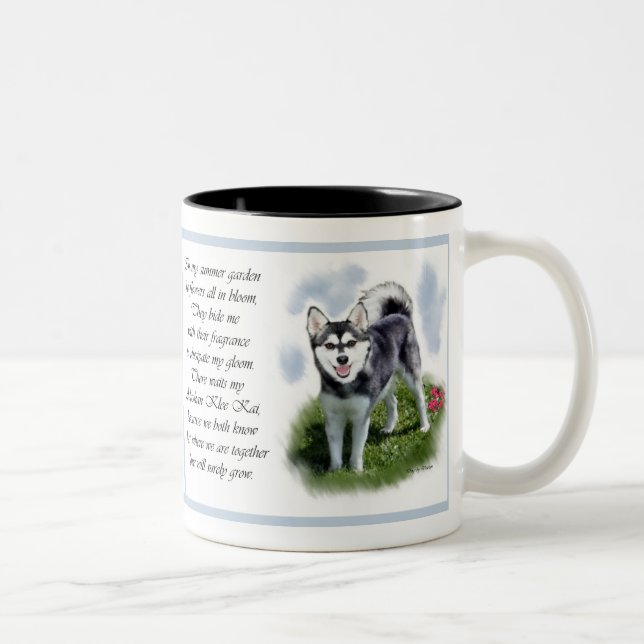 Tasse 2 Couleurs Alaskan Klee Kai Cadfts (Droit)