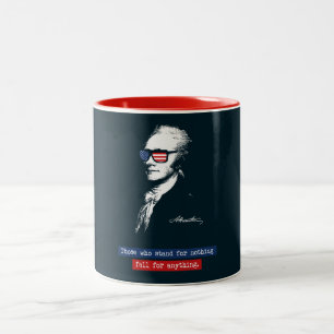 Tasse 2 Couleurs Alexander Hamilton ceux qui représentent rien