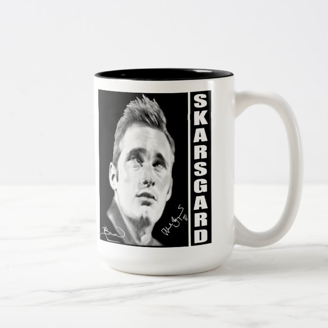 Tasse 2 Couleurs Alexandre Skarsgard par Kristin Bauer (Droit)