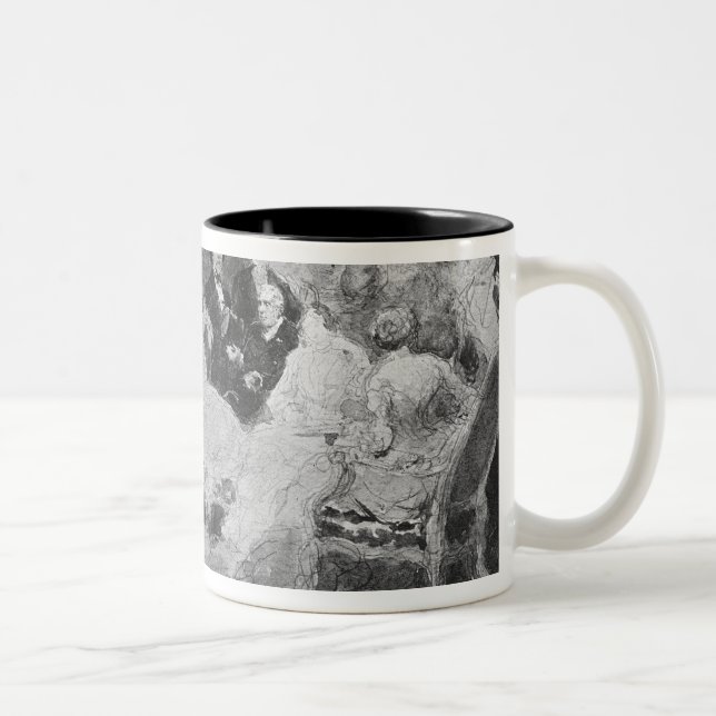Tasse 2 Couleurs Alfred de Musset Eugene Delacroix (Droit)