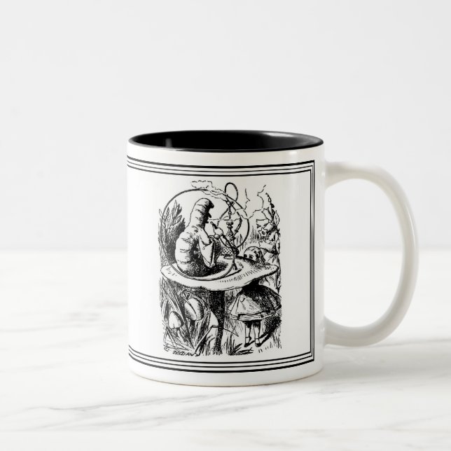 Tasse 2 Couleurs Alice au pays des merveilles John Tenniel Illustra (Droit)