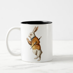 Tasse 2 Couleurs   Alice au pays des merveilles - Lapin Blanc