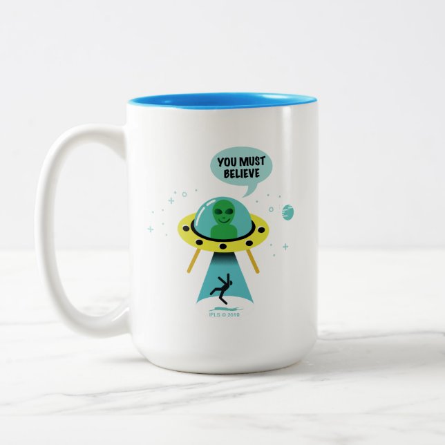 Tasse 2 Couleurs Aliens (Gauche)