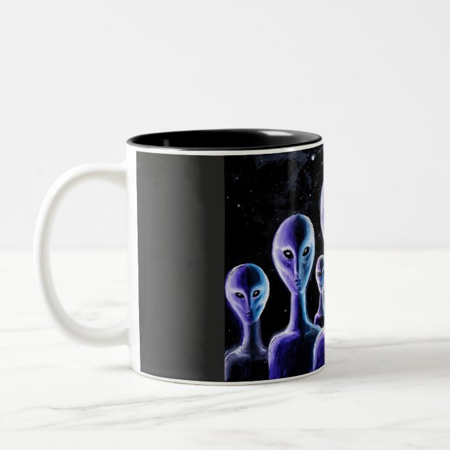Tasse 2 Couleurs Aliens (Gauche)