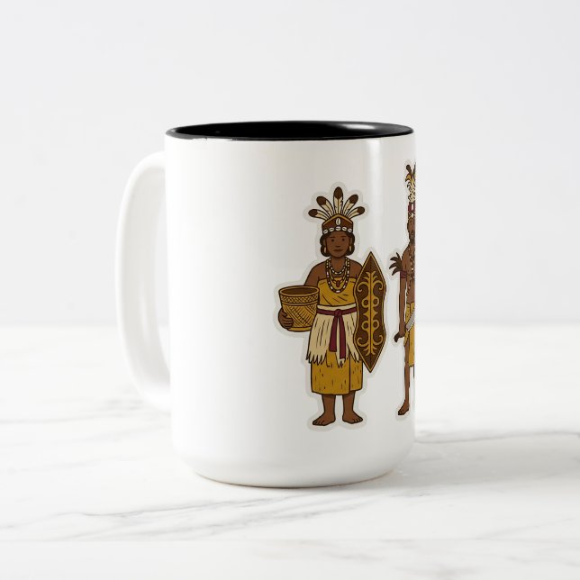 Tasse 2 Couleurs Alifuru Ina et Ama (Devant gauche)