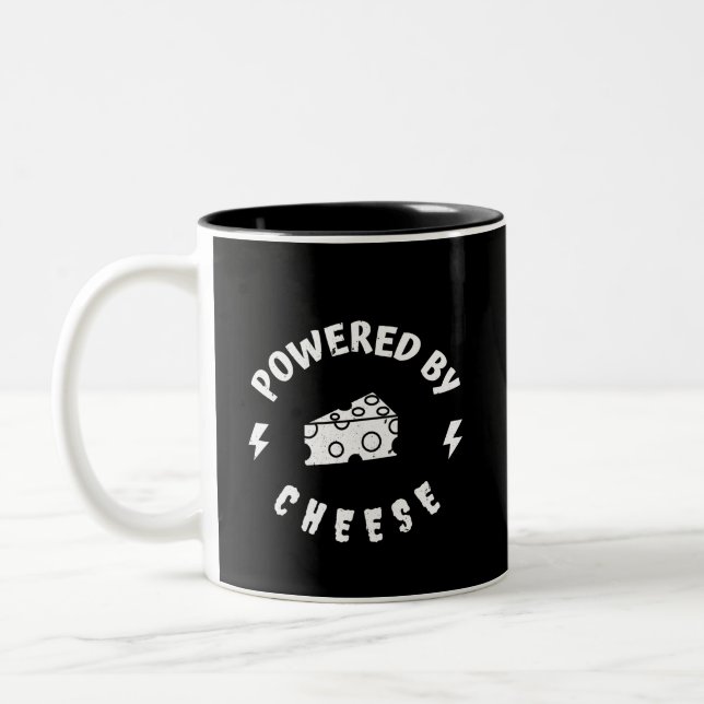 Tasse 2 Couleurs Alimenté par du fromage (Gauche)