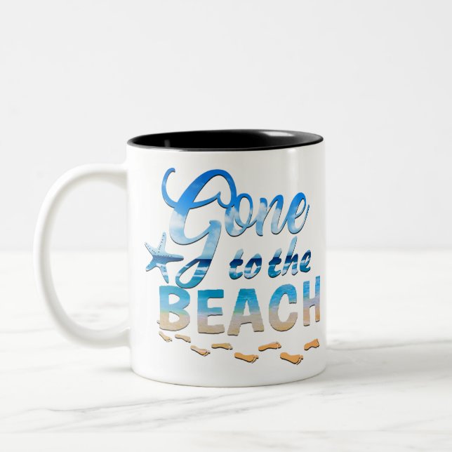 Tasse 2 Couleurs Allé à la plage (Gauche)