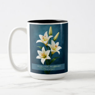 Tasse 2 Couleurs Alléluia Christ Est Ressuscité Cadeau De Foi De Pâ