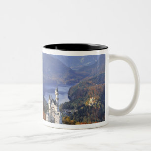 Tasse 2 Couleurs Allemagne, Bavière, Château de Neuschwanstein.Gran