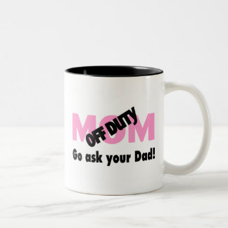 Tasse 2 Couleurs Allez demandent à votre papa (la maman qui n'est
