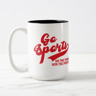 Tasse 2 Couleurs Allez Sports Faites La Chose Gagnez Les Points ama