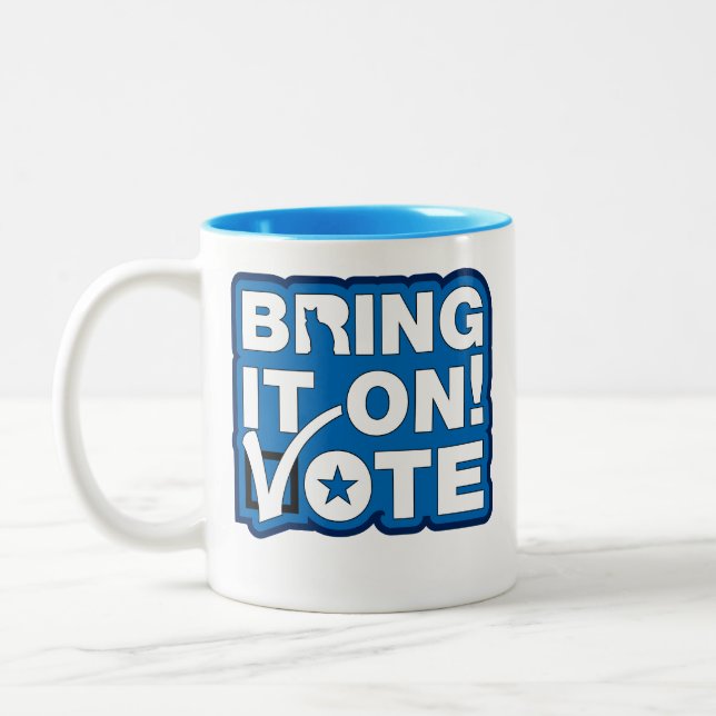 Tasse 2 Couleurs Allez-y ! VOTER (Gauche)