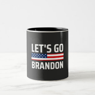 Tasse 2 Couleurs allons brandon chant joe biden, drôles laissez al