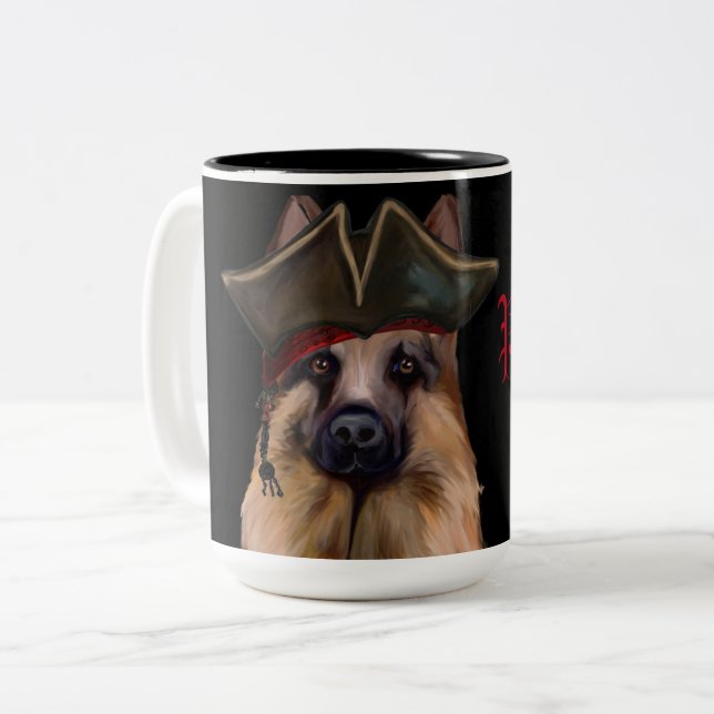 TASSE 2 COULEURS ALMAN SHEPHERD (Devant gauche)