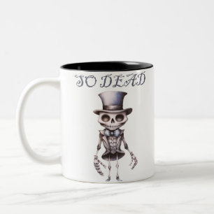 Tasse 2 Couleurs Alors Squelette mort Déplaisant Éffrayant amusant 