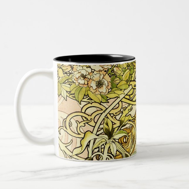 Tasse 2 Couleurs Alphonse Mucha - Madame With Daisy (Gauche)