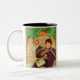 Tasse 2 Couleurs Alphonse Mucha Prince et Dragon