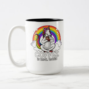 Tasse 2 Couleurs Amant potable de café magique de licorne