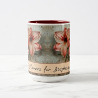 Amaryllis vintage Fleurs Amaryllis Aquarelle rétro