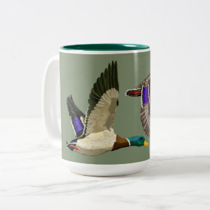 Tasse 2 Couleurs Amateurs de canard de Mallard