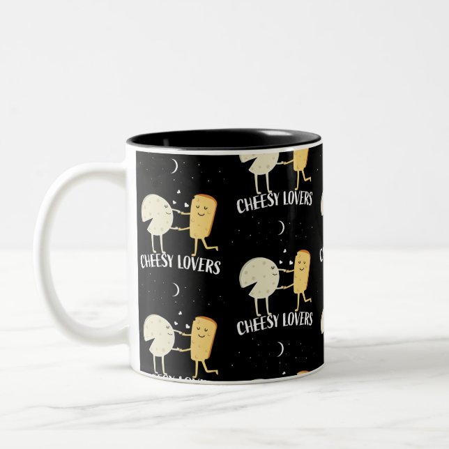 Tasse 2 Couleurs Amateurs De Fromage Et Connaisseur (Gauche)