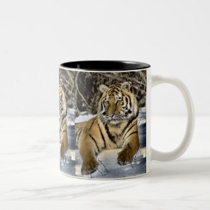 Tasse 2 Couleurs Amateurs de tigres Cadeaux d'art