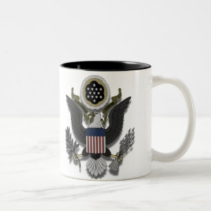 Tasse 2 Couleurs Américain Eagle E Pluribus Unum