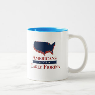 Tasse 2 Couleurs Américains pour Carly Fiorina en 2016