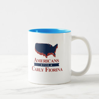 Tasse 2 Couleurs Américains pour Carly Fiorina en 2016