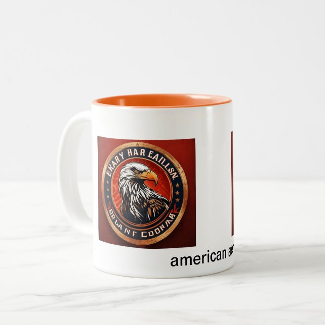 Tasse 2 Couleurs American Aerie (Devant gauche)