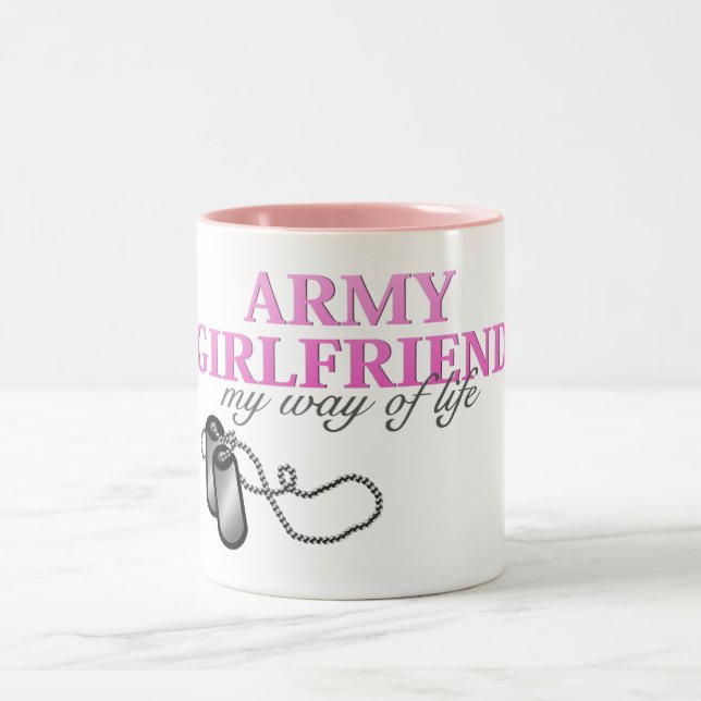 Tasse 2 Couleurs Amie d'armée, mon mode de vie (Centre)