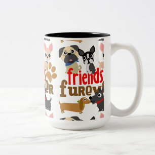 Tasse 2 Couleurs Amis Chiens Furever Chiens Chiens Chiens Chiens Ch