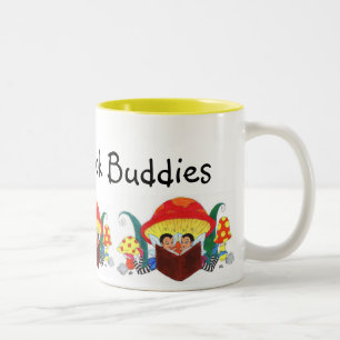Tasse 2 Couleurs Amis de livre de Bestest jamais !